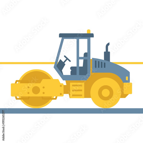 Heavy Duty Road Roller Machine For Construction Projects Industry