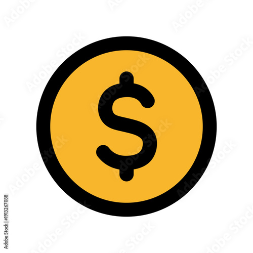 ドルマークの金融アイコン