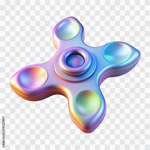 3D Translucent Loading Spinner Icon | Glass UI Loader, Modern Buffer Symbol