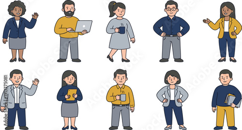 Scandinavian pet characters minimal style with 10 dog cat rabbit hamster parrot fish turtle guinea pig bird kitten pebble shaped bodies small black dot eyes thin uniform charcoal outlines muted dusty