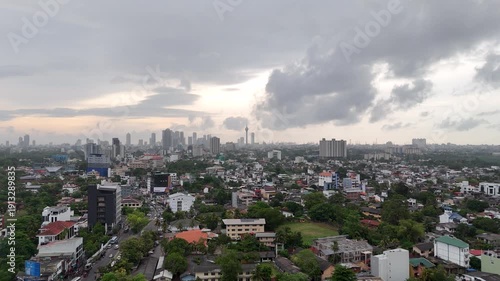 View of the Colombo city , rajagiriya highway