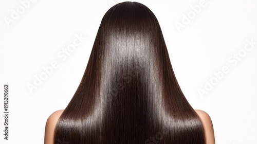 Wallpaper Mural Beautiful woman with long, shiny dark brown hair. Torontodigital.ca