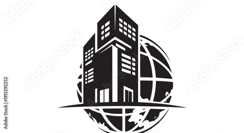 Silhouette of hiker reaching mountain summit at sunrise, inspiring achievement, adventure and exploration, vast landscape view.