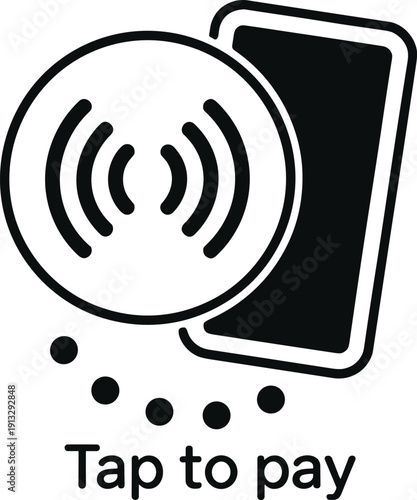 Smartphone tap to pay contactless mobile payment nfc technology digital transaction wireless card reader