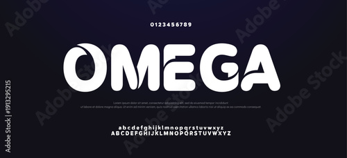 Abstract modern urban alphabet logo fonts. Typography minimalist urban sana serif digital fashion future creative logos fonts. vector illustration
