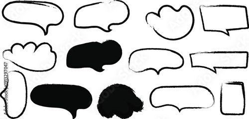 Line shape marker underline, arrow, heart brush element set. Hand drawn sketch marker underline shape, arrow, heart scribble brush pen stroke element. Crown, love graphic icon. Vector illustration