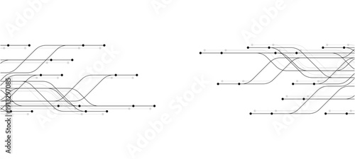 Technology digital circuit board background. Technology black circuit diagram
