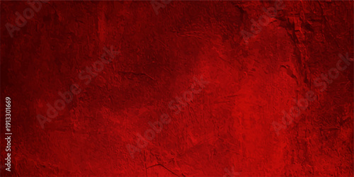 A dark and aged red grunge wall texture with a vintage paper pattern and dirty antique surface creates a textured dark brown backdrop design