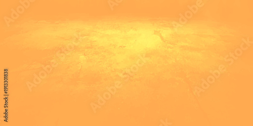 Abstract grunge orange background featuring a beautiful sunset landscape with bright sunlight rays through clouds at evening dusk