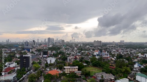 View of the Colombo city , rajagiriya highway