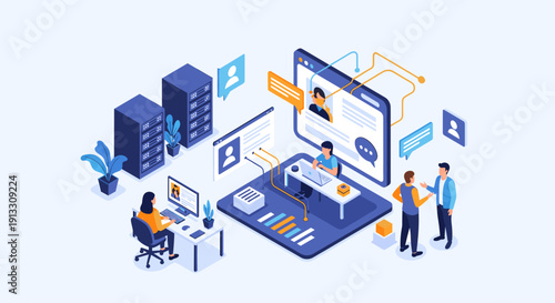 A minimalist blue corner graphic evokes simplicity and modernity, perfect for website headers or presentation backgrounds.