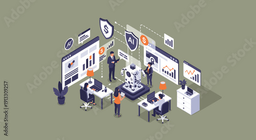 A joyful group of professionals celebrating success, ideal for motivational content in marketing materials.