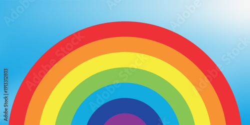 Rainbow lines colorful background, Illustration, EPS 10.
Graphic design, template, banner, poster vector. Cloudy sky