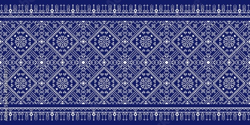 traditional thai fabric. Abstract ethnic pattern. Design for background, wallpaper, clothing, wrapping, Batik, sarong, fabric, Saree, Sari, ikkat, ikat, curtain, carpet, tablecloth, bedspread.