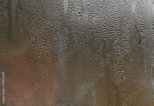 Fotografía wet glass, drops on window