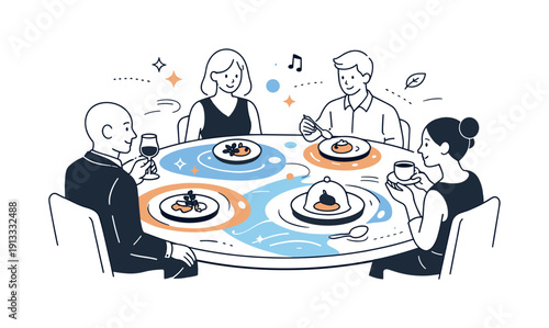 Immersive Dining Experience. Food as an experience and immersive