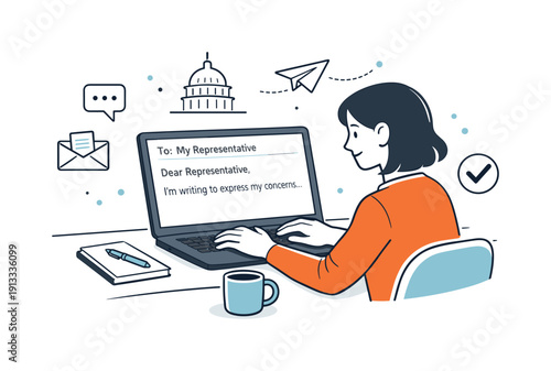 Contacting Representatives. Political engagement