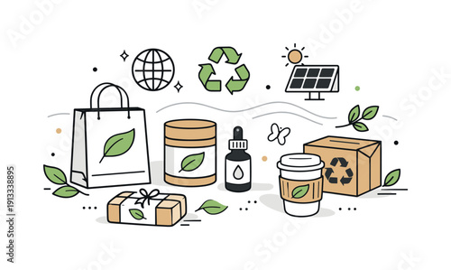 Eco-Friendly Branding Design. Graphic design trends