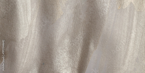 Wallpaper Mural Soft wet metallic watercolor ink paper texture light and shadow painting wall. Abstract nacre silver, gold, beige marble copy space background. Torontodigital.ca