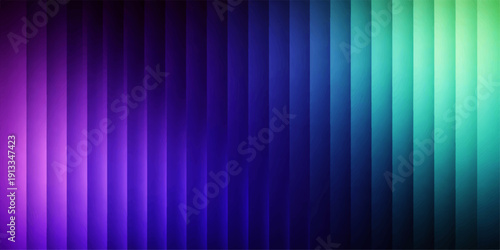 Abstract blue and colorful background featuring vertical striped lines with a light gradient effect and a purple motion texture for a theater curtain backdrop design