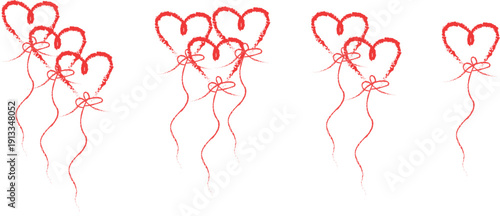 A collection of rectangular frames and panels in various sizes