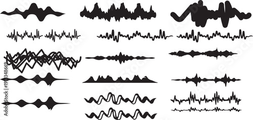 sound silhouette, vector, sport, illustration, black, bird, animal, people, silhouettes, abstract, woman, symbol, collection, sign, flying