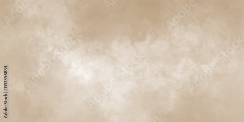 abstract light brown watercolor texture background on white paper with vintage parchment effect and mottled design