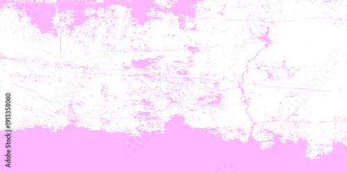 Bright pink and white abstract texture background, vibrant magenta distressed paint wash with weathered grunge effects