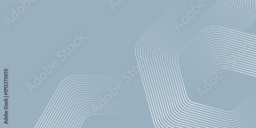 Abstract hexagon lines on gray background. Geometric stripe line art design modern vector eps10