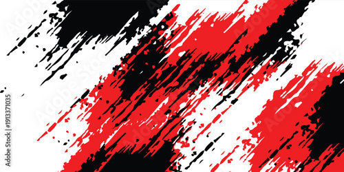 black white and red grunge texture background vector illustration eps 10
