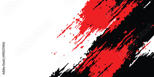 black white and red grunge texture background vector illustration eps 10