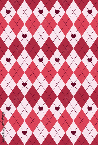 Foto Argyle traditional vector pattern