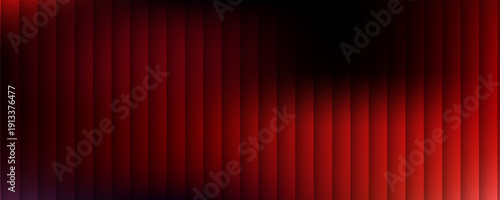 Futuristic vibrant vertical ribbed lines that distorts vivid red blue diagonal gradient. Vivid and colorful visual perfect for modern design, technology backgrounds,