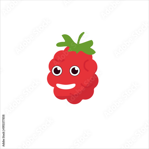 Summer fruits and berries set in flat line art style. Vector sticker collection for prints, posters and design.