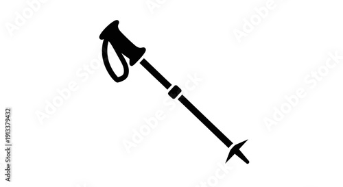 Trekking Pole with Adjustable Locking Mechanism.