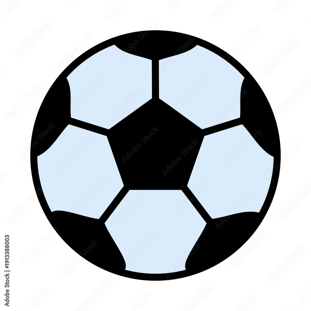 Fototapeta premium soccer ball vector illustration