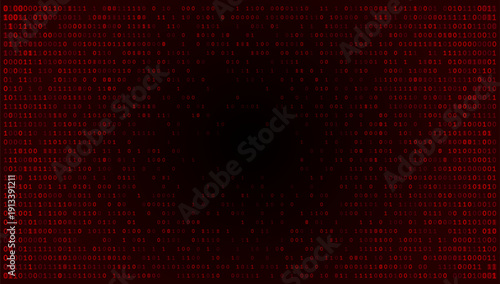 Digital Fracture - Crimson Binary Void and Cyberpunk System Infiltration Patterns