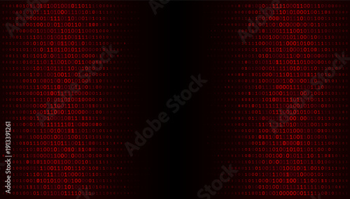 Digital Chasm - Crimson Binary Pillars and Cyberpunk Void Rift System Architecture