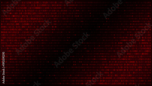 Digital Gridlock - Crimson Binary Array and Cyberpunk Network Integrity Patterns