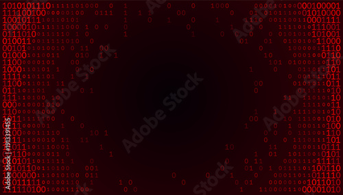 Digital Void - Crimson Binary Periphery and Central Dark Core in Cyberpunk Red