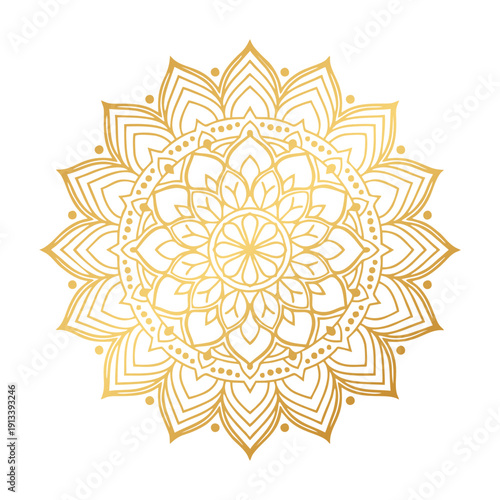 mandala round ornament