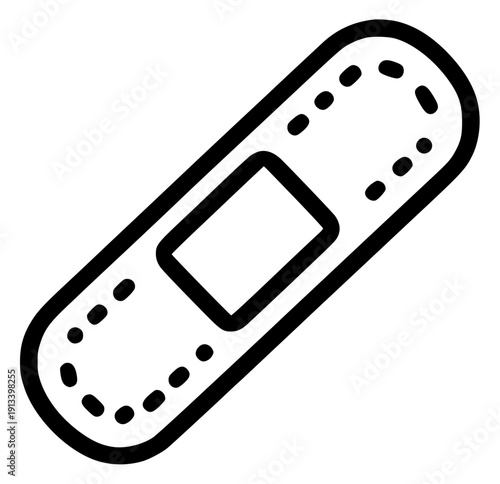Band aid plaster medical icon