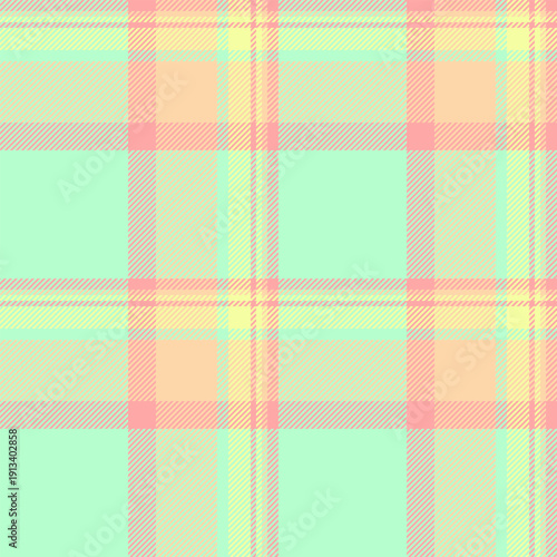 Oktoberfest check tartan fabric, manufacturing background texture textile. Scrapbook seamless plaid pattern vector in light and orange colors.