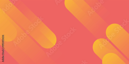 Modern abstract orange banner background. Dynamic shapes composition. modern design texture vector eps10