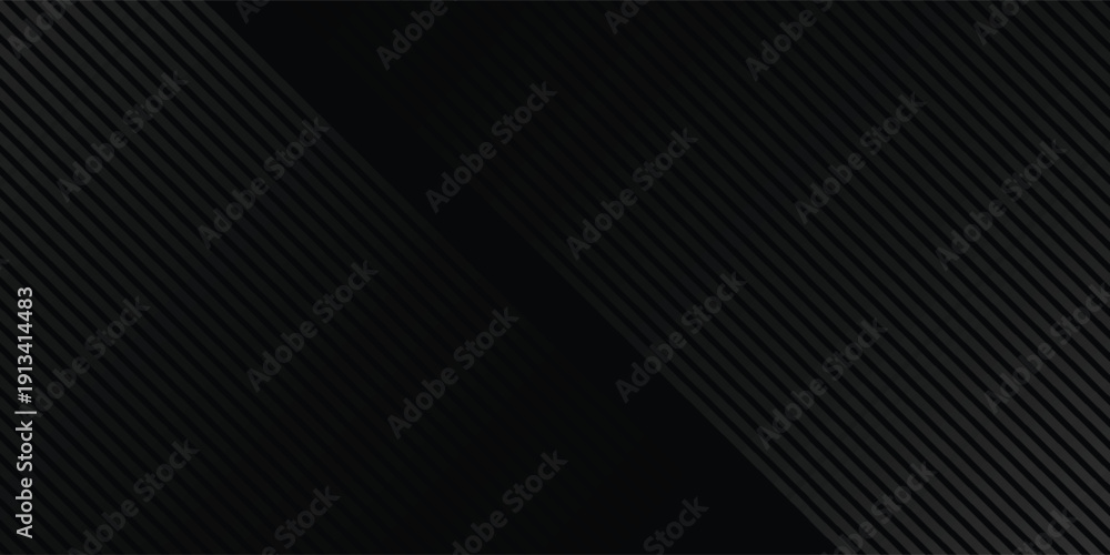 Obraz premium Dark abstract background, black background with grey lines, texture with diagonal lines. vector pattern texture eps10