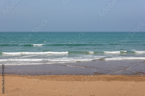 waves on the beach