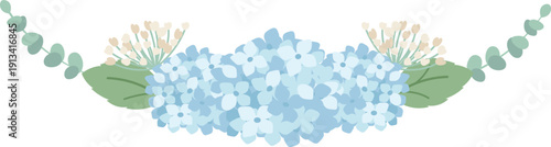 Hydrangea Garland Border