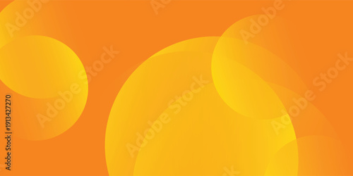 Abstract orange background with circles. vector backgound design eps10