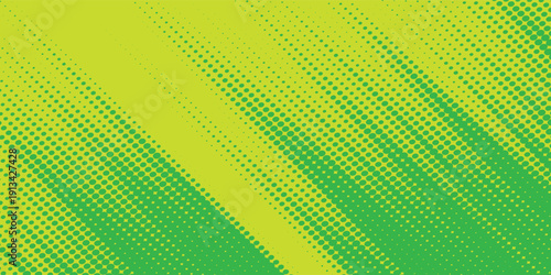 Dots halftone green and blue color pattern gradient grunge texture background. vector illustration eps 10