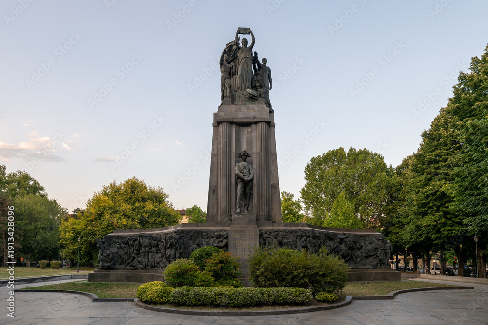 Fototapeta premium Monument to the Carabinieri - Turin, Italy